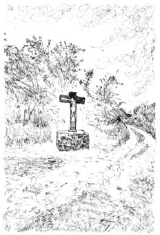 Wegkreuz bei Lemfu