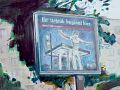 Detail aus dem Gemälde "Ihr Urlaub beginnt hier" — Acryl auf Leinwand
