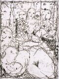 Die Perlenkette — 1986, Radierung, 20×30 cm