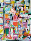 Gut versteckt — 1986, Mischtechnik auf Bütten, 40×60 cm