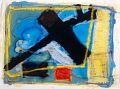Trösten — 1987, Mischtechnik auf Bütten, 40×60 cm