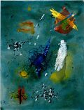 Traum von einer Erlösung — 1987, Mischtechnik auf Bütten, 20×30 cm