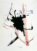 Versuch einer Begrenzung — 1987, Mischtechnik auf Bütten, 40×60 cm