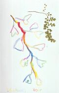 Shulamits Hair mit der Pflanze von der Quelle Netafim — 1988, aus dem Reisebuch Jerusalem, 20×30 cm