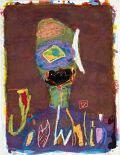 Portrait Jim Whiting — Mischtechnik auf Papier, 40×60 cm
