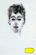 Skizze zum Portrait von Marco Boscetti — 1988, Tusche auf Papier, 20×30 cm