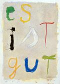 Es ist gut — 1989, Mischtechnik auf Bütten, 40×60 cm