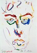 Selbstportrait 16.2.1990