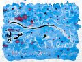 Miss you — 1990, Mischtechnik auf Papier, 20×30 cm