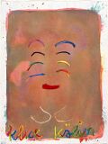 Portrait Felice Kälin — 1990, Mischtechnik auf indischem Bütten, 40×60 cm