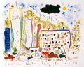 Caracas Centro — 1991, aus dem querformatigen Venezuela-Reisebuch, Mischtechnik auf Papier, 40×30 cm