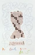 Mr Cool — 1991, Mischtechnik und Collage auf Papier, 20×30 cm