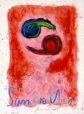 Portrait Sandra Iten — 1991, Mischtechnik auf Papier, 40×60 cm