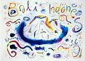 Titelseite des Bali-Reisebuches — 1992, Mischtechnik auf Papier, 30×40 cm