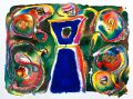 Rätselhafter Ort, Bali — 1992, aus dem Bali-Reisebuch, Mischtechnik auf Papier, 30×40 cm