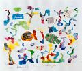 Am Hausriff von Helengeli — aus dem Malediven-Reisebuch, 30×40 cm