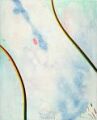 Nabel im Himmel — 1996, Bunte Linie und Aquarell auf Büttenpapier, 40×60 cm
